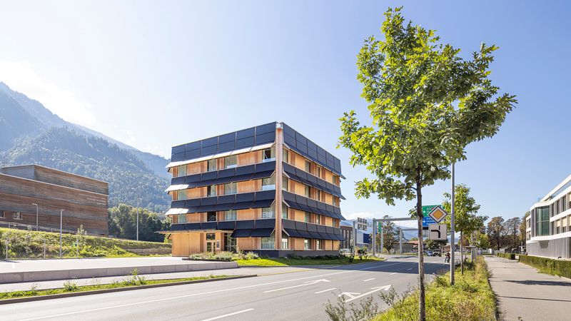 Verkehrsstützpunkt Chur – Blick auf die Ost- und Nordfassaden – Ingo Rasp